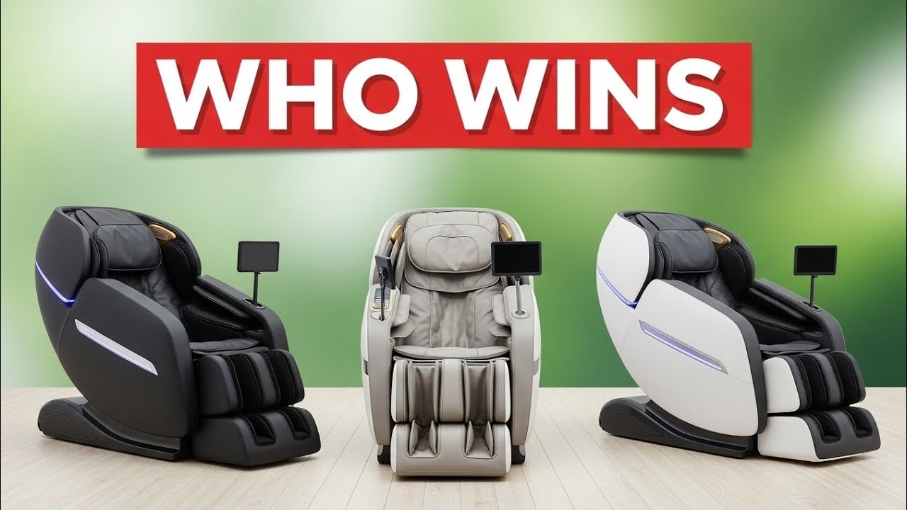Massage Chair Showdown BEST 5 for Home Relaxation 2025 [Watch This Before You Make a Choice!]
