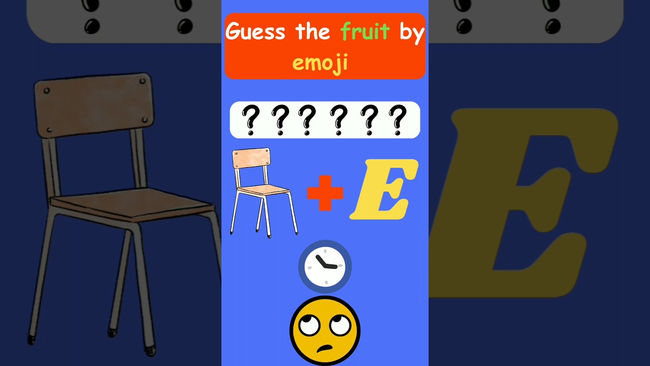 guess the fruit name quiz 🤔🤩 - Brain Brawl #trivia #quiz #shorts