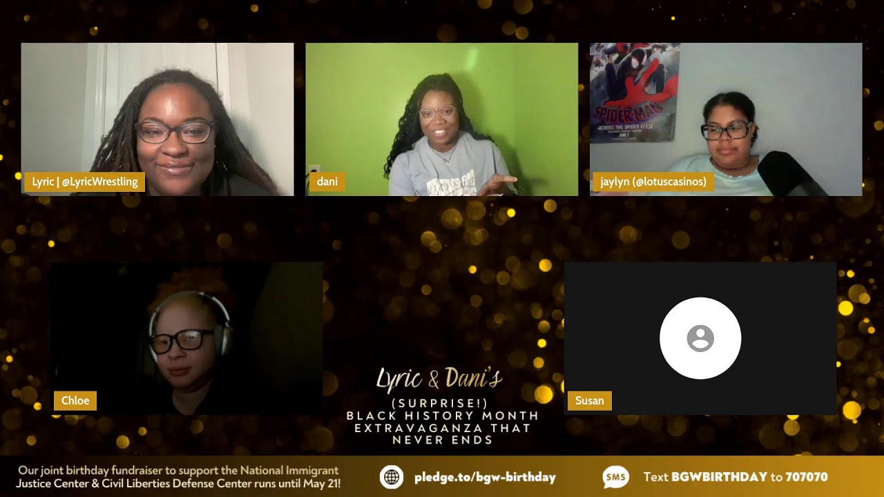 Lyric and Dani Get Day Dunk for Black History Month For Charity ;)