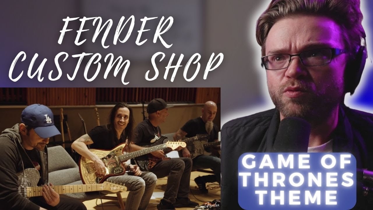 THE GAME OF THRONES THEME SONG - FENDER CUSTOM SHOP | REACTION