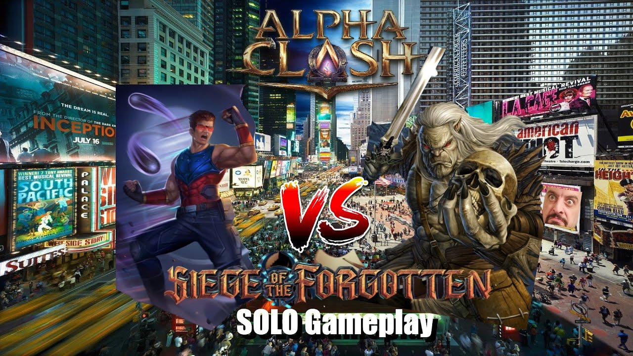 Siege of the FORGOTTEN SOLO Gameplay | Alpha Clash TCG