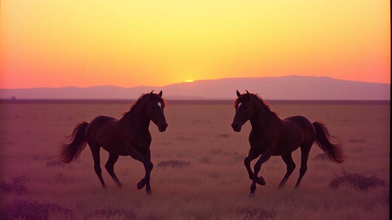 2 Wild Horses in Love