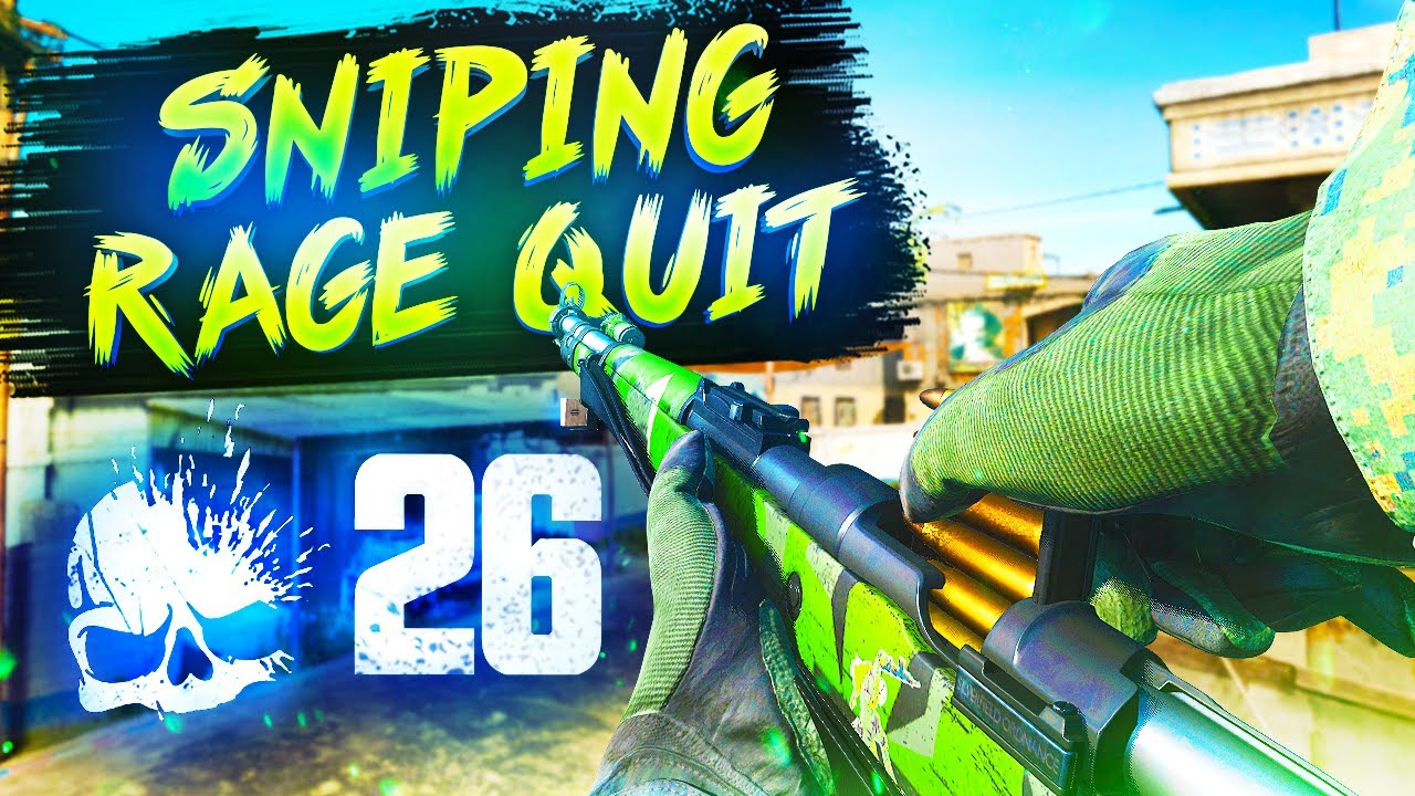 Sniping makes them Rage Quit