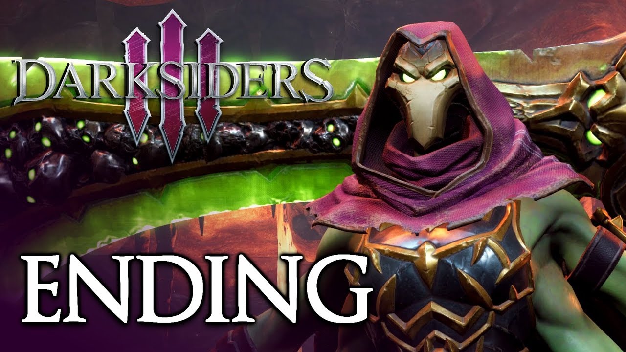 Darksiders 3 - FINAL BOSS BATTLE + SECRET ENDING CUTSCENE!
