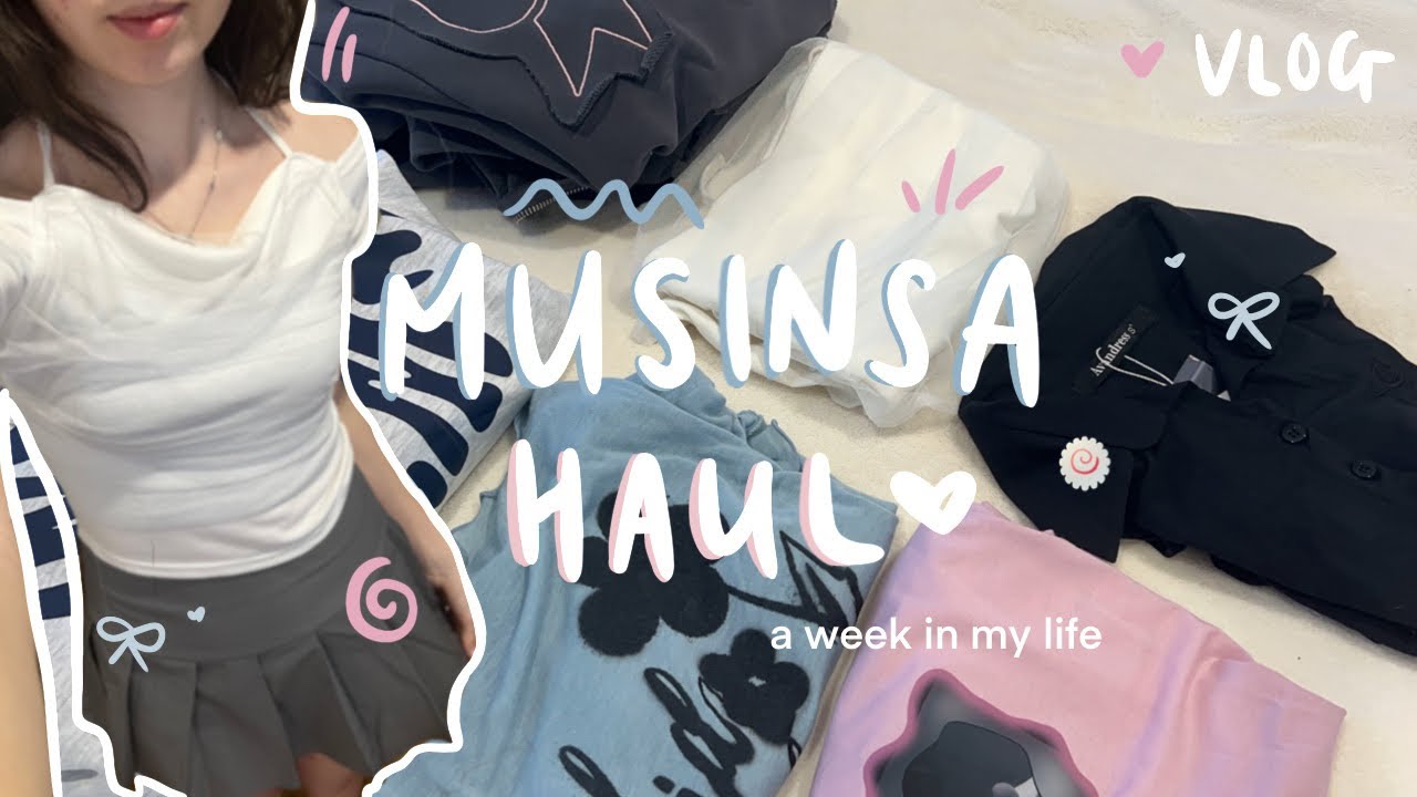 VLOG 📦: i bought BLACKPINK JENNIE&rsquo;s hoodie?! unboxing musinsa, temu haul, uni life