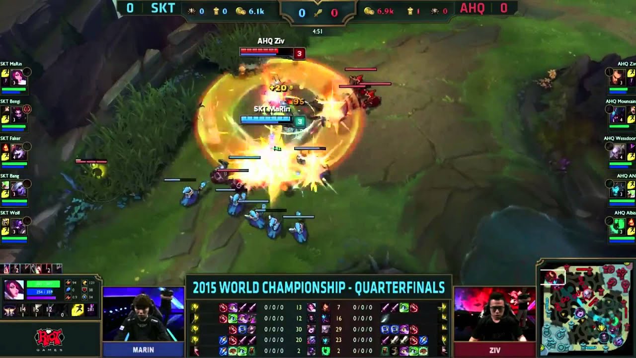 WC2015 (1/4 finals SKT vs AHQ) Game1