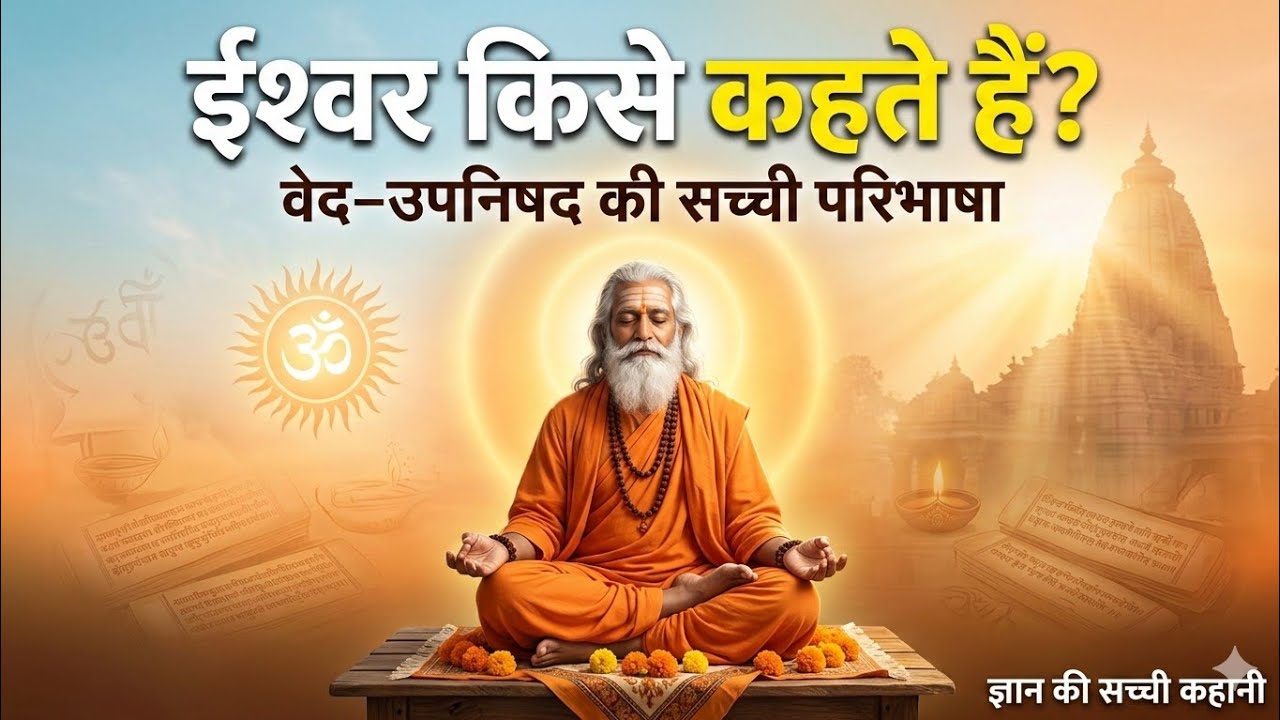 ईश्वर किसे कहते हैं? | वेद–उपनिषद की सच्ची परिभाषा ज्ञान की सच्ची कहानी।