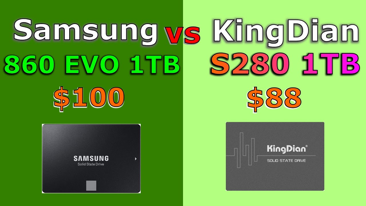 Samsung SSD 860 Evo vs KingDian SSD // Ultimate benchmark