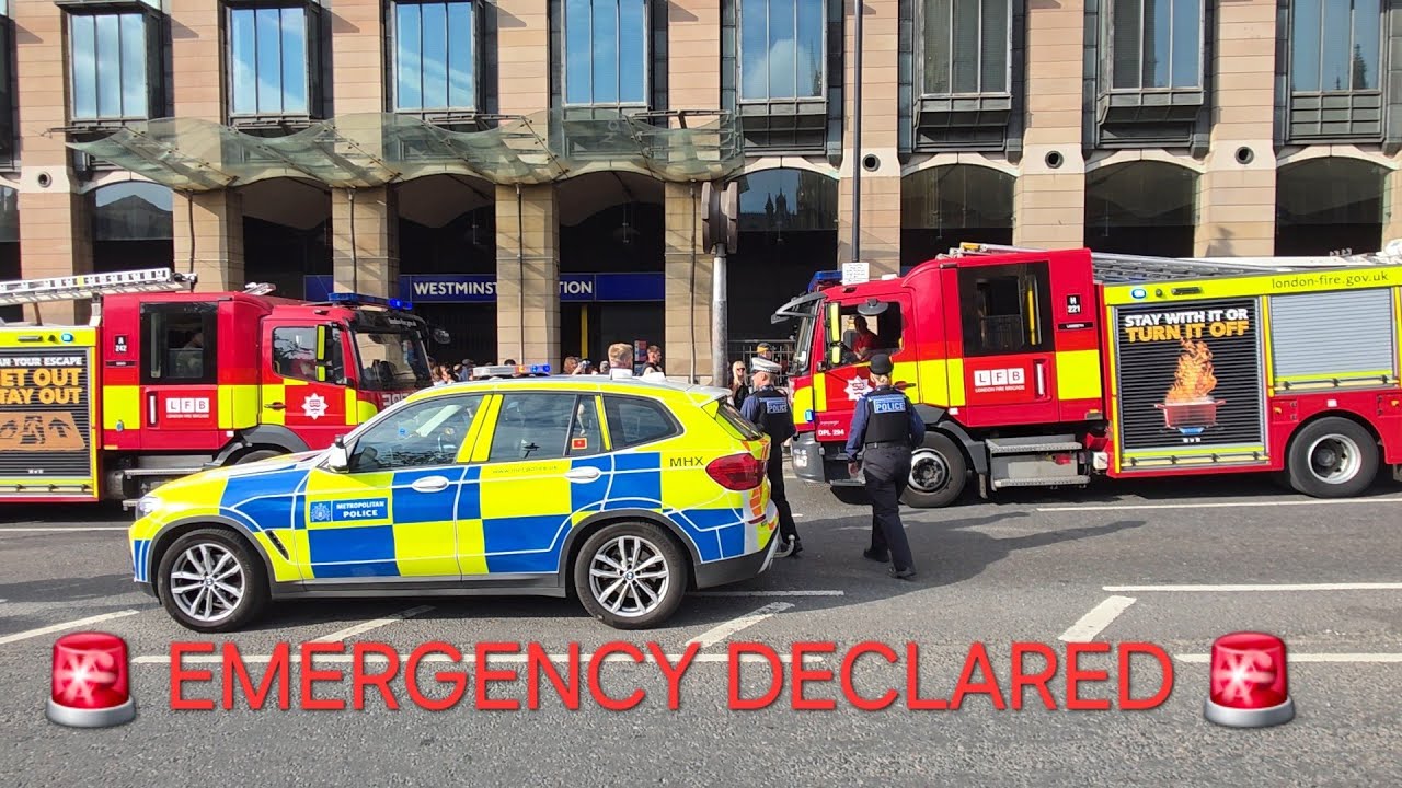 EMERGENCY  DECLARED 🚨 IN CENTRAL LONDON 