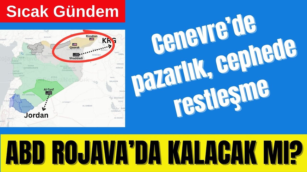 🚨 ABD ASKERLERİ ROJAVA’DA KALACAK MI?