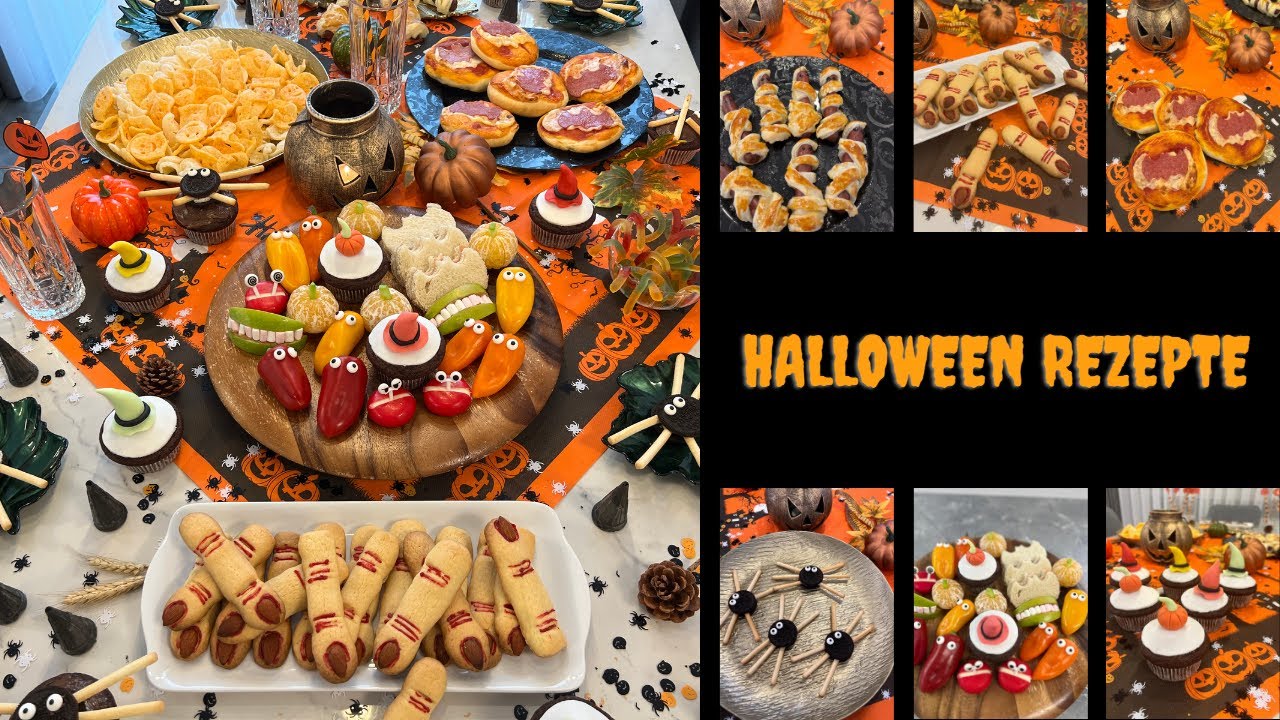 Halloween Rezepte für Kinder, Halloween Rezepte einfach, Halloween Snacks, Halloween Rezepte