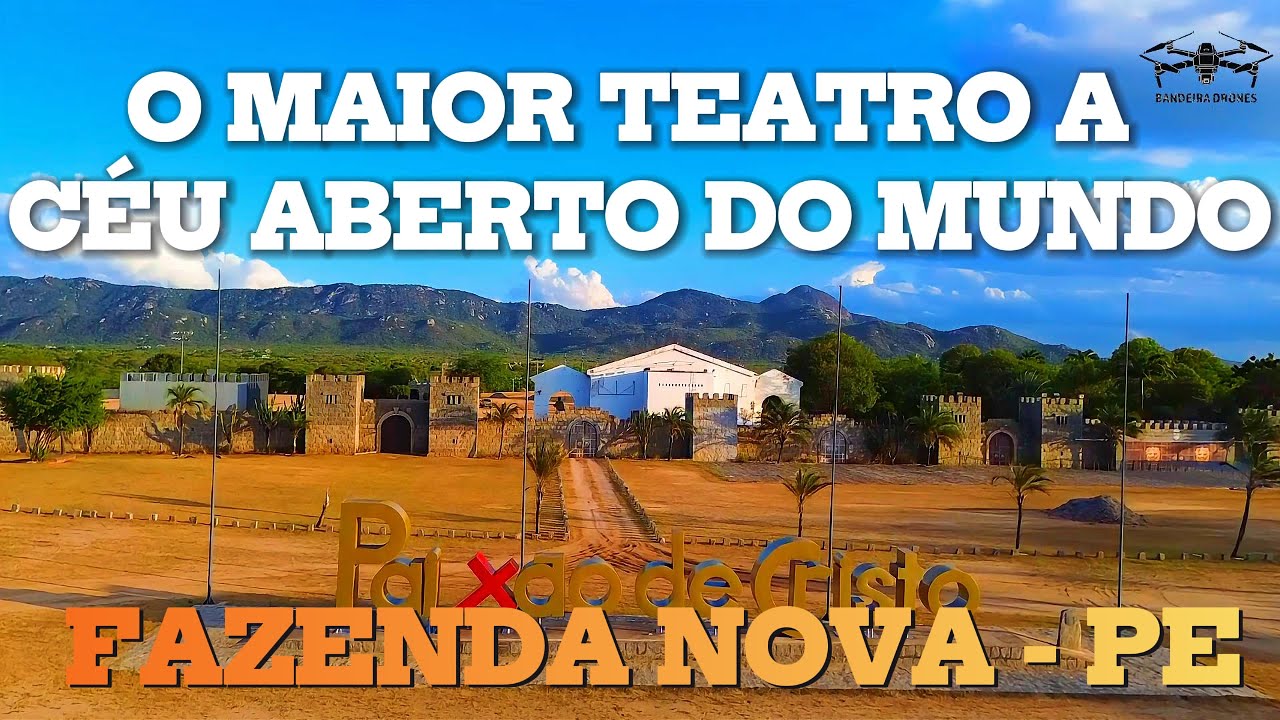 A PAIXÃO DE CRISTO EM NOVA JERUSALÉM, O MAIOR TEATRO A CÉU ABERTO DO MUNDO - FAZENDA NOVA PE