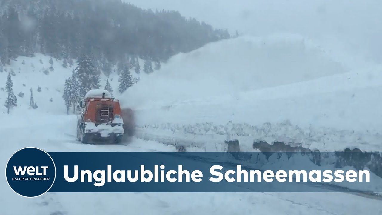 EXTREMWETTER IN DEN USA: Eiskalt erwischt - Wilder Westen versinkt in gigantischen Schneemassen