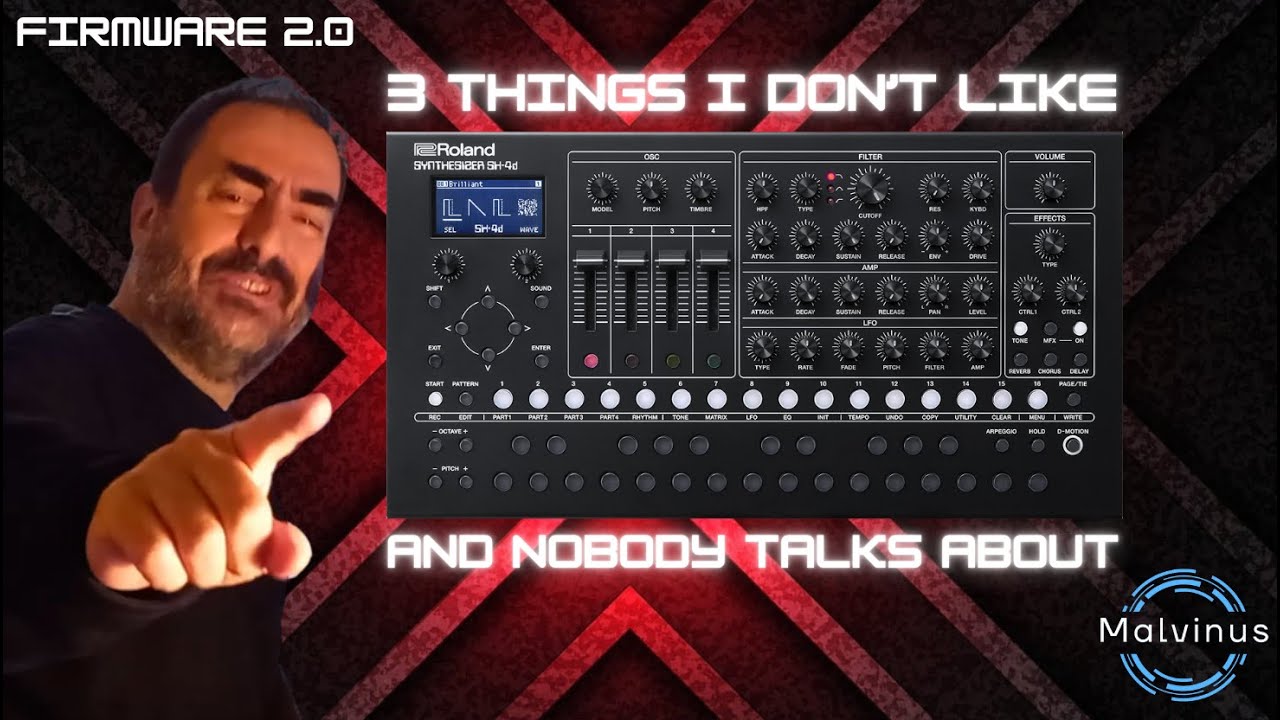 Roland SH-4d | 3 Things I Don’t Like Even After the Firmware Update