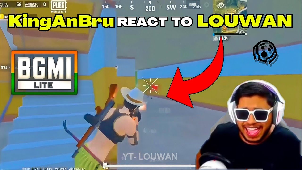 KingAnbru REACT to LOUWAN GAMING😱🔥