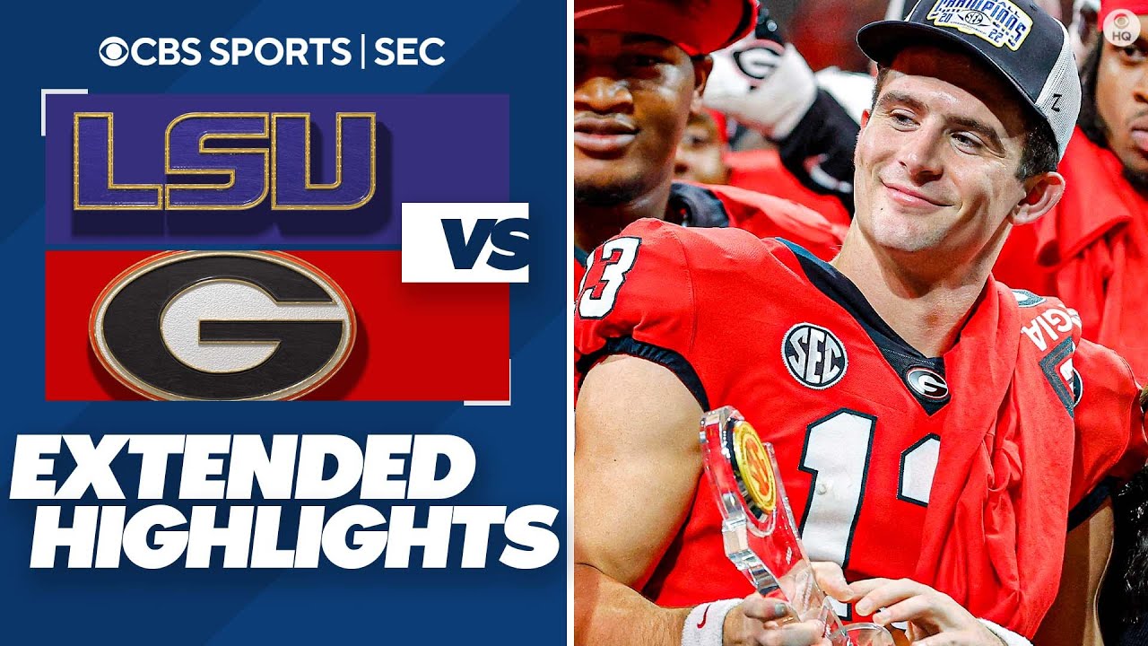 No. 14 LSU vs No. 1 Georgia I SEC Championship Extended Highlights I CBS Sports HQ