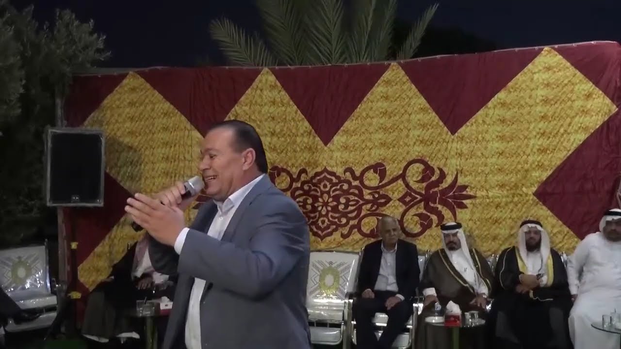 زيارة رئيس الوزراء الاسبق عون الخصاونه لمضارب ال البري عند الشيخ محمد فنيخر البري تصوير مجيد العوادي
