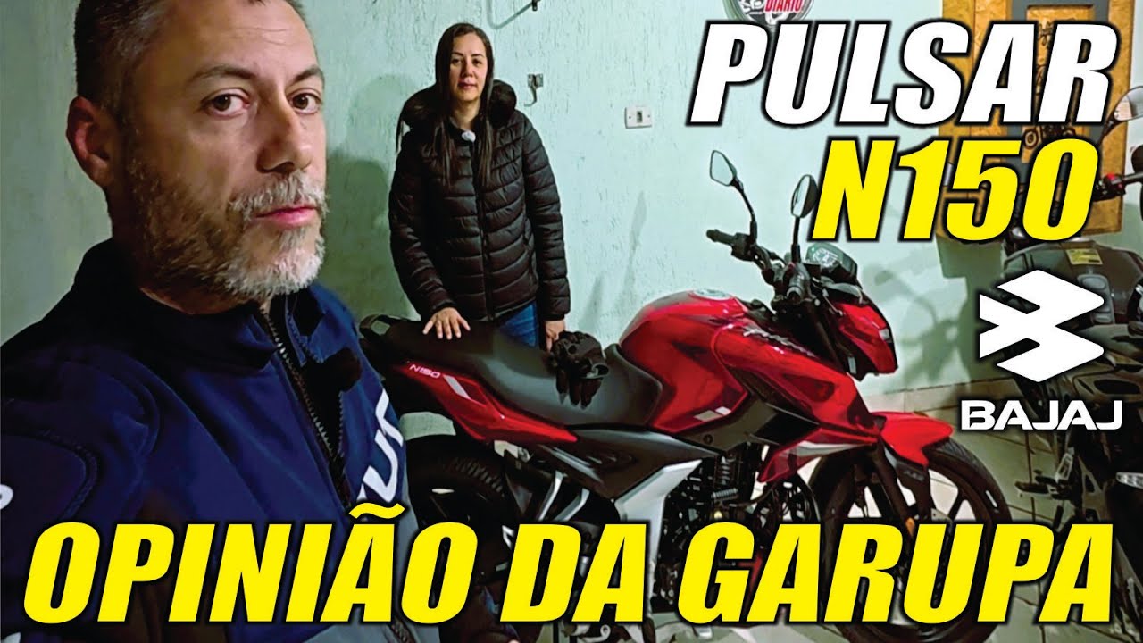 Bajaj Pulsar N150 Opinião da Garupa #bajaj #pulsar #n150