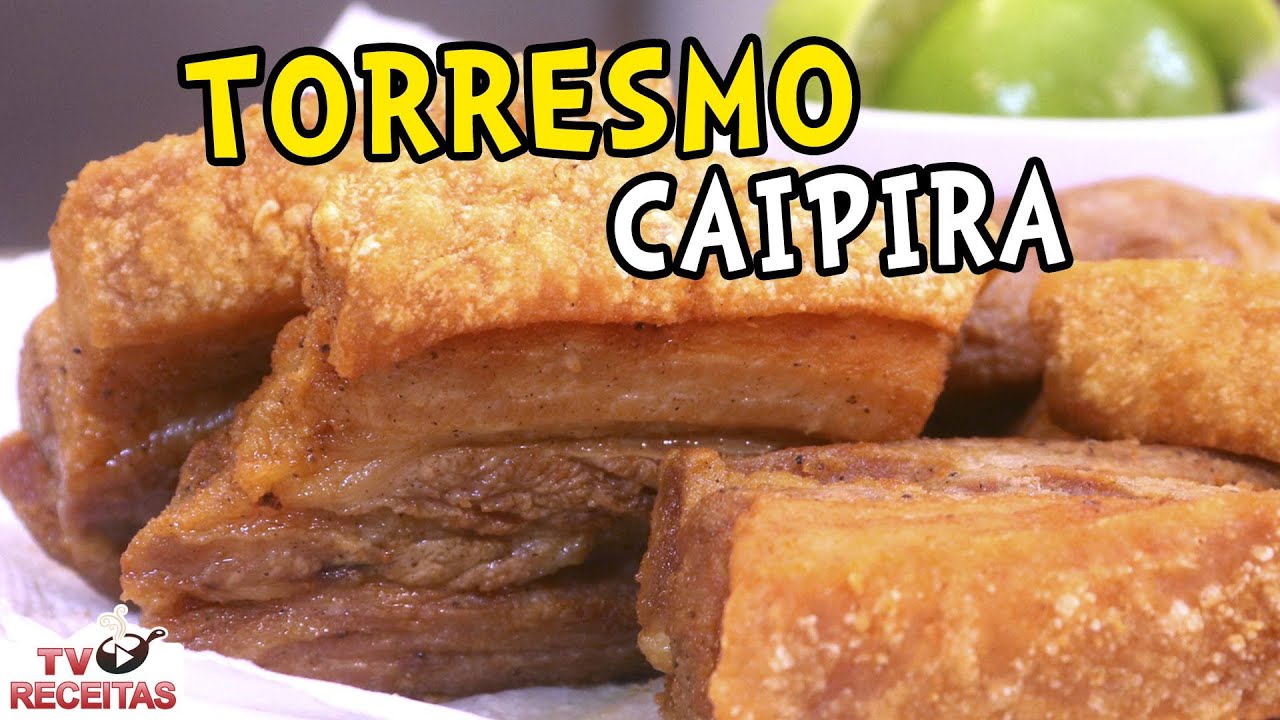 Torresmo Caipira - Melhor Receita de Panceta Pururuca - Tv Receitas