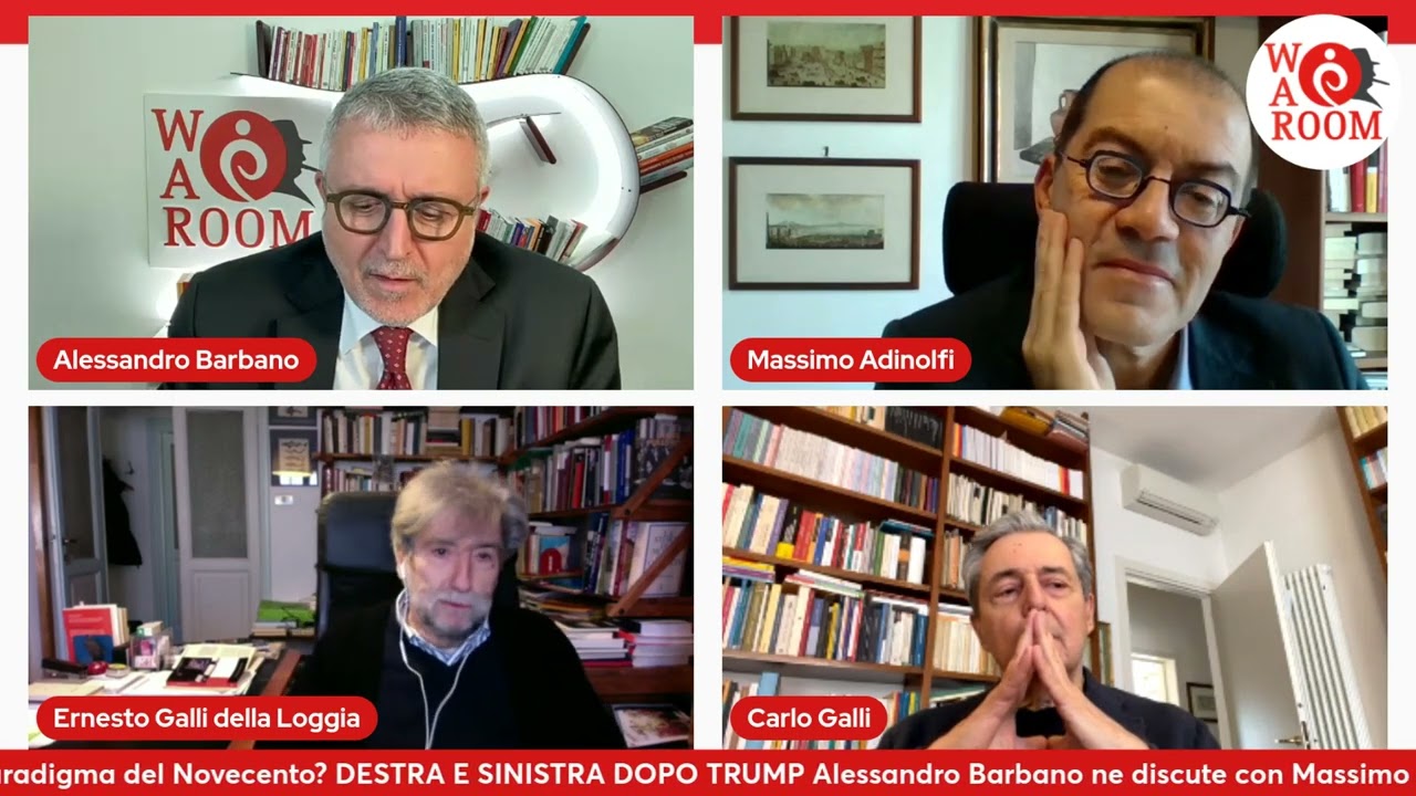 WAR ROOM - Alessandro Barbano con Massimo Adinolfi, Carlo Galli e Ernesto Galli della Loggia