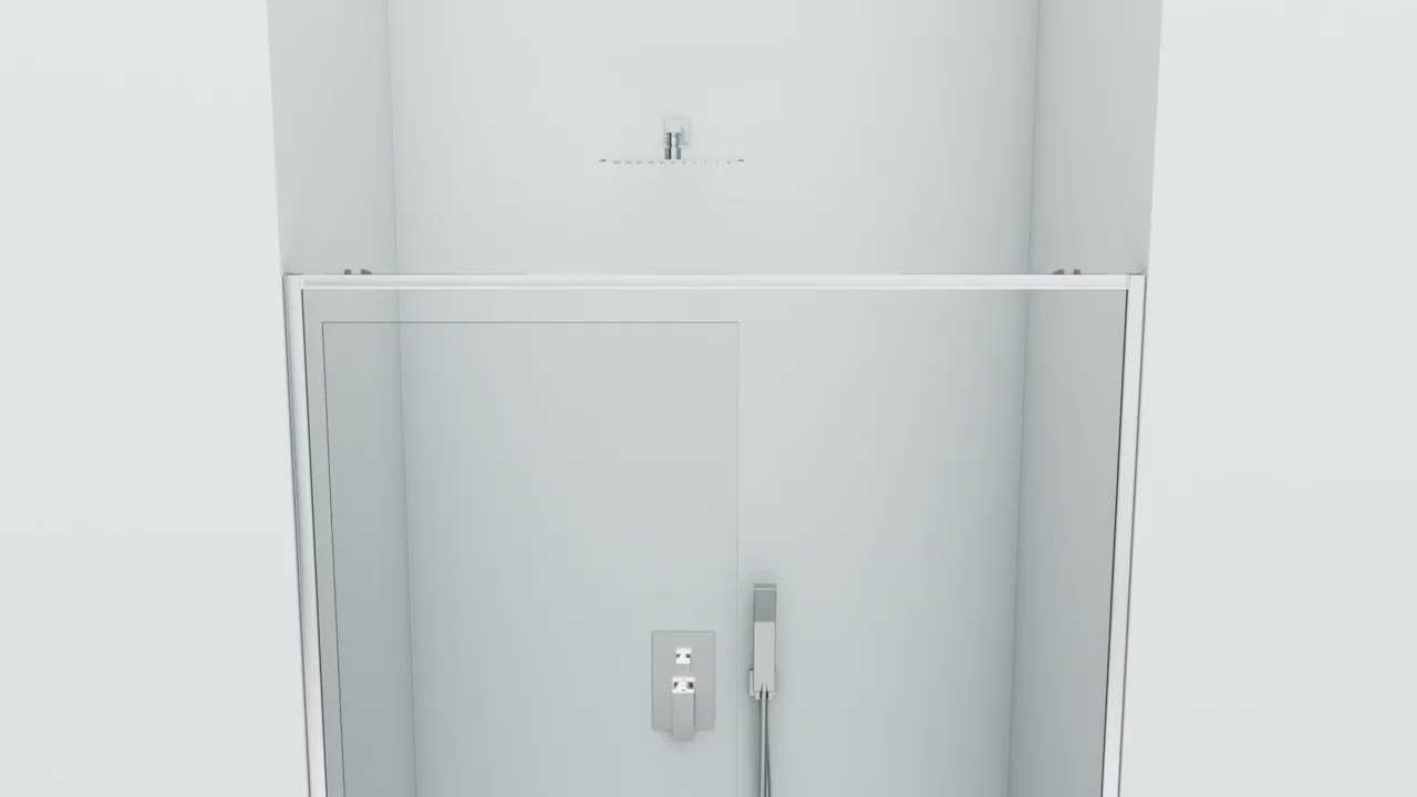 Instalación Mampara TWENTY 1 Fijo + 1 Corredera de GME