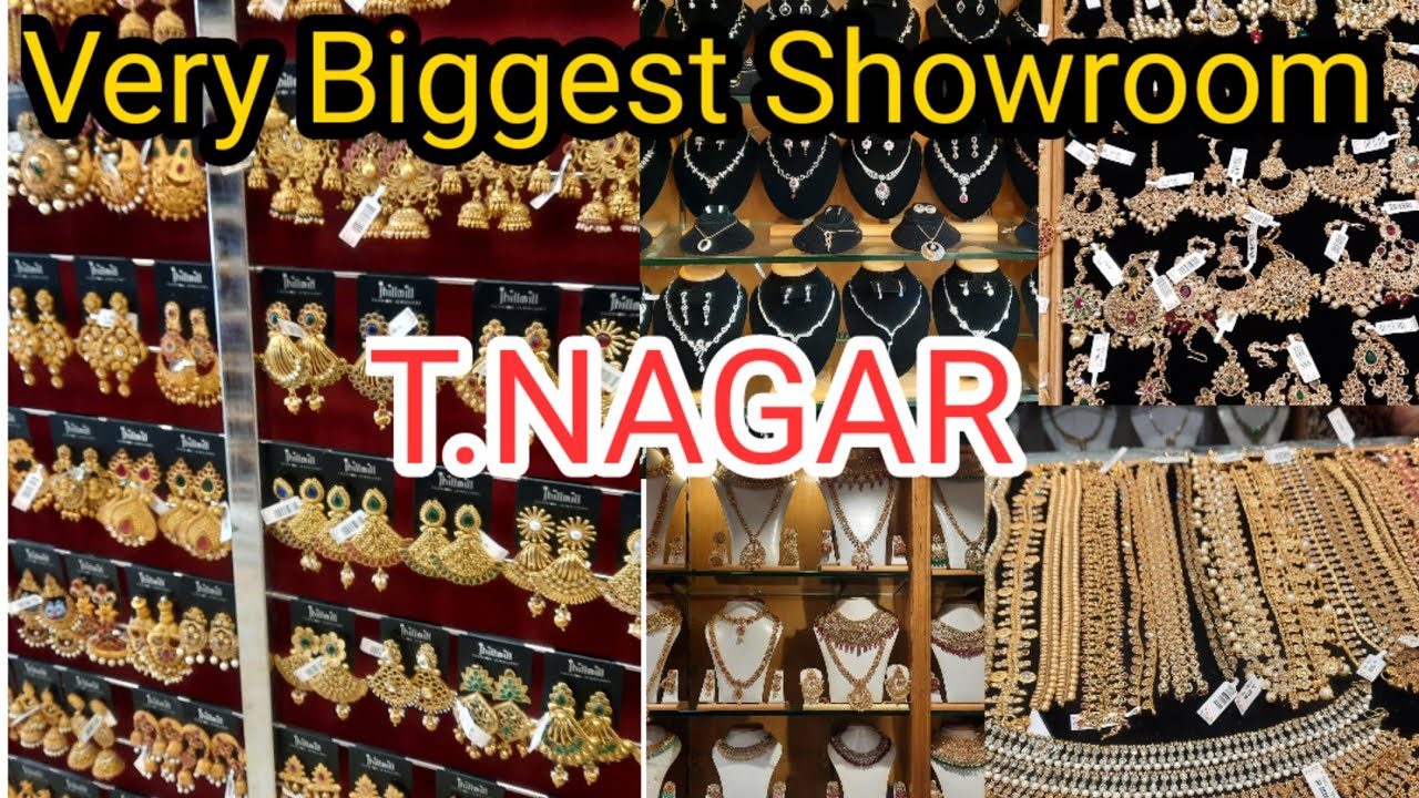 T.NAGAR jhillmill fashion jewellery Wholesale Market