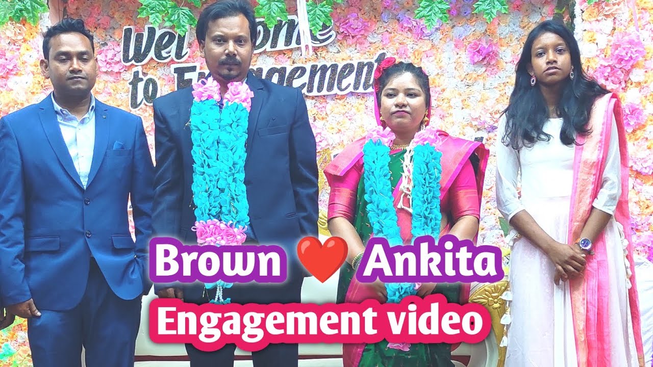 Brown ❤️ Ankita Engagement video Ranchi Jharkhand||Ailin Hasda