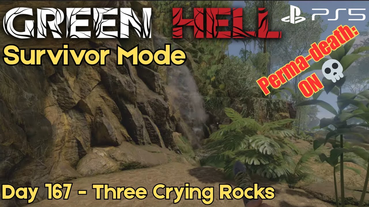 Green Hell - Survivor Mode | Hardcore PS5 (Day 167 - Three Crying Rocks)