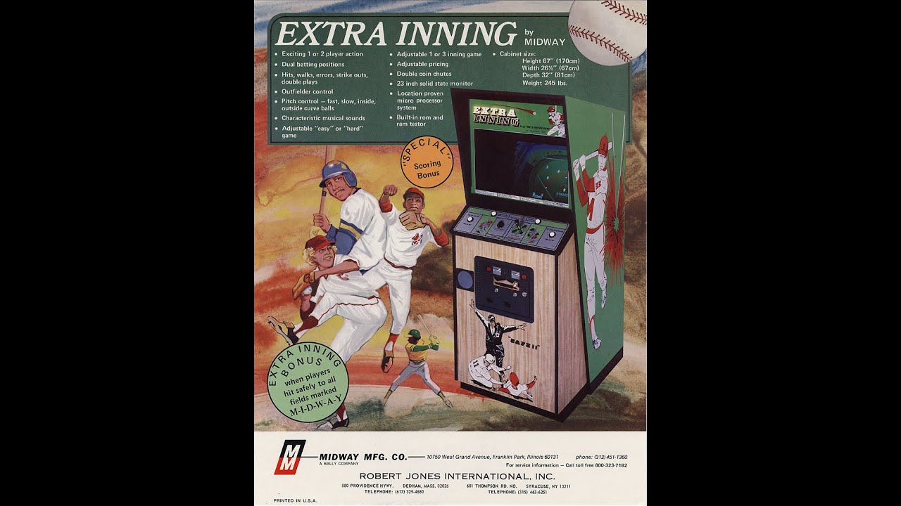 Extra Inning (Arcade) 1978