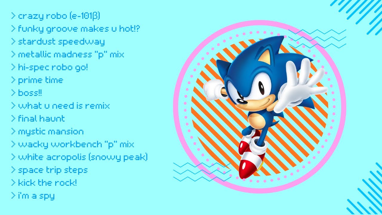 funky sonic tunes to vibe to 🎶