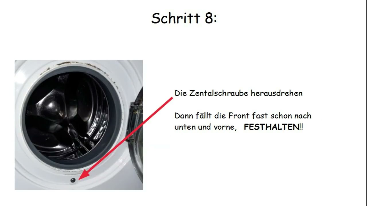 Miele W400 VivaStar W426SR öffnen + Stoßdämpfer wechseln