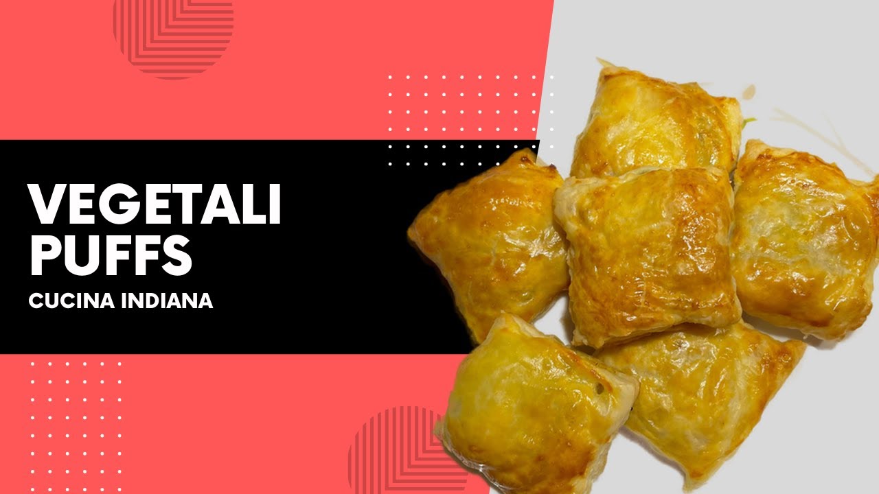 Cucina Indiana  Vegetali puffs (Vegetable puffs) Kerala style.......