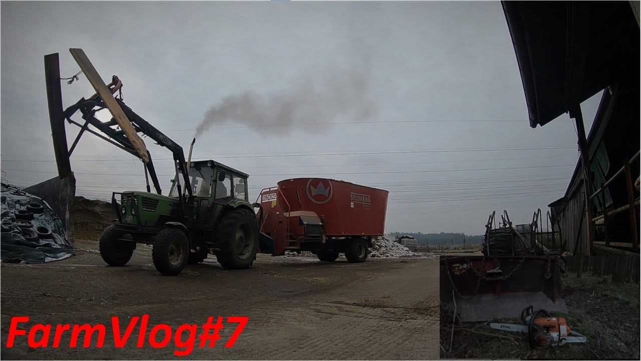 FarmVlog#7 Holz/ Kälber TMR Mischen