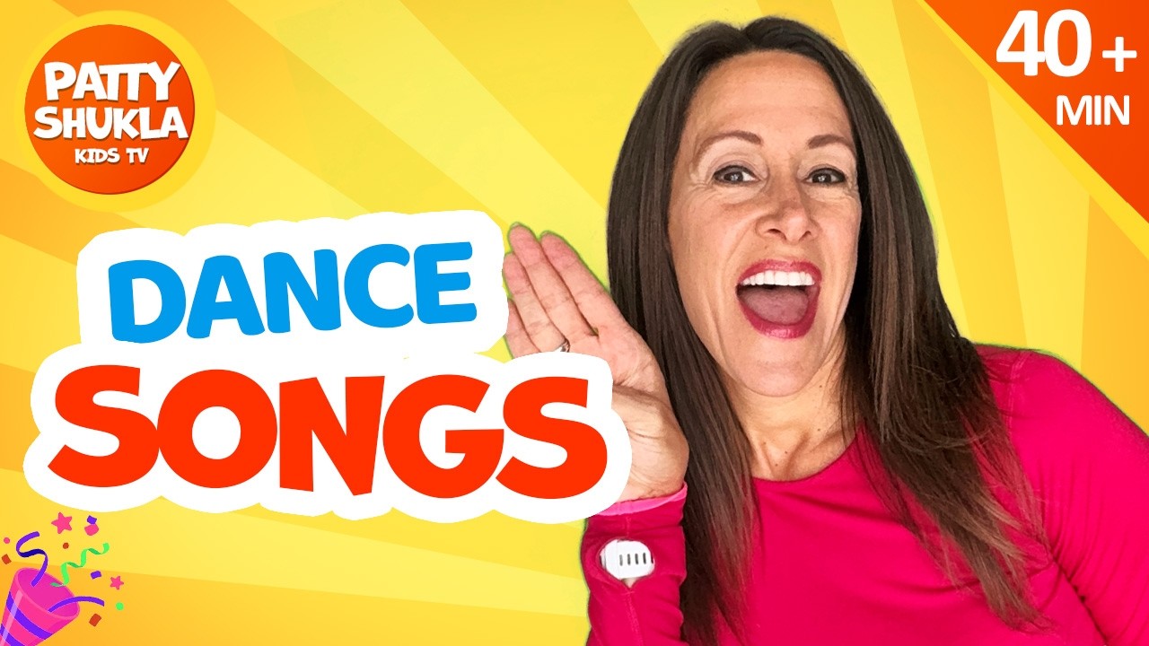 Dancing Learning Songs for Kids, Children and Toddlers.Phonics | 45 Minutes Compilation Patty Shukla