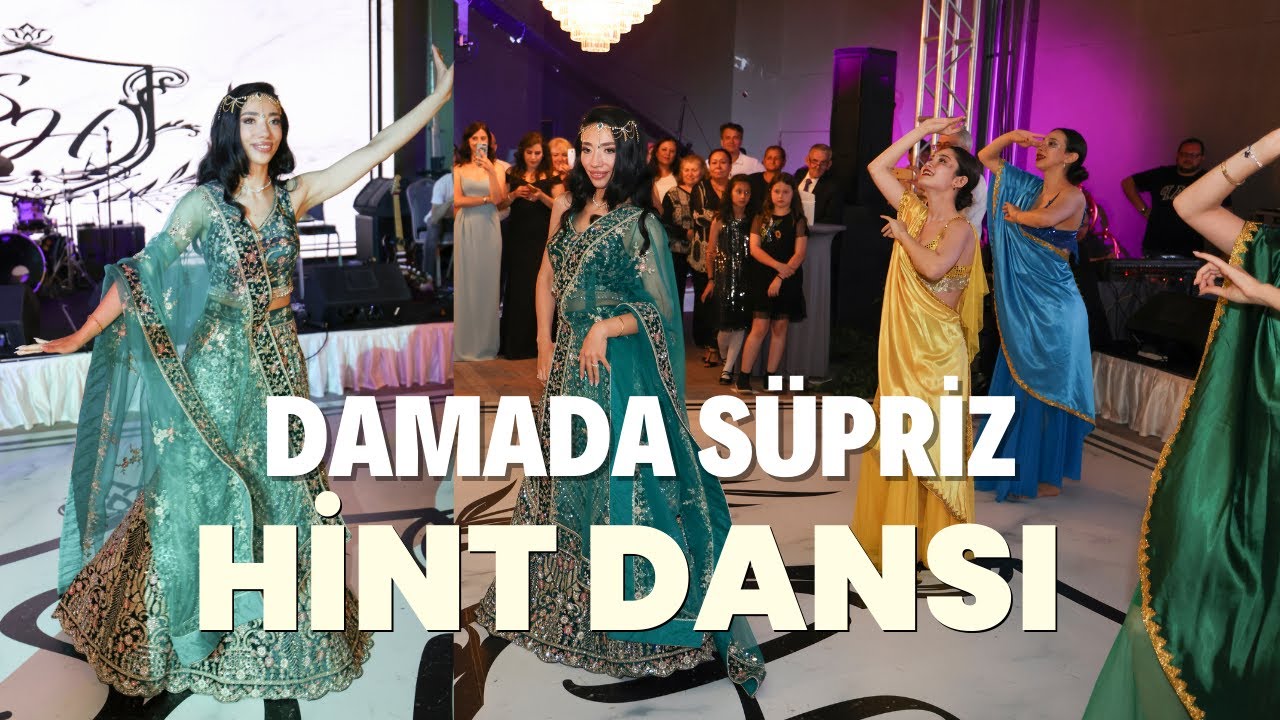 KINA GECESİ SÜRPRİZİ HİNT DANSI YAPTIM! 🤩 DAMADIN TEPKİSİ ŞOK ETTİ! 💃  DÜĞÜN