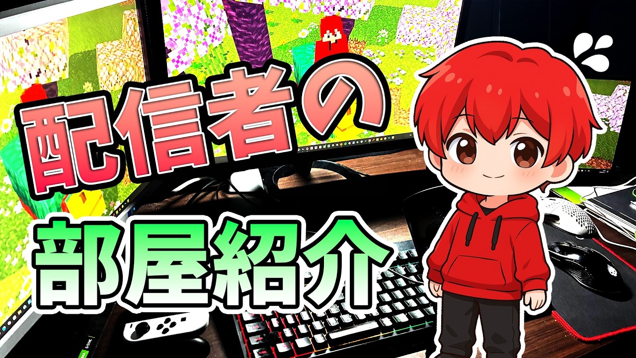 配信者の軽くー部屋紹介！