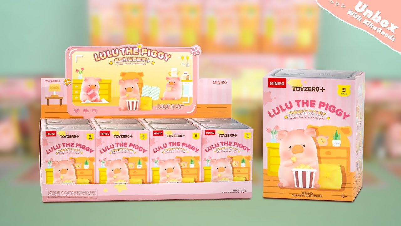 Unboxing Lulu the Piggy Collection Pleasure Time Series Blind Box #kikagoods #asmr #unboxing #toys