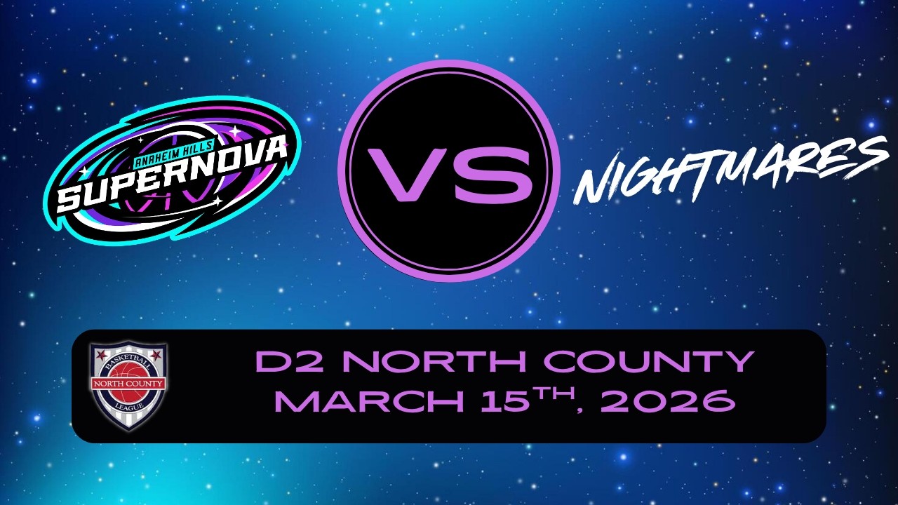 Supernova Jupiter vs. Nightmares (North County) - March 15th, 2026