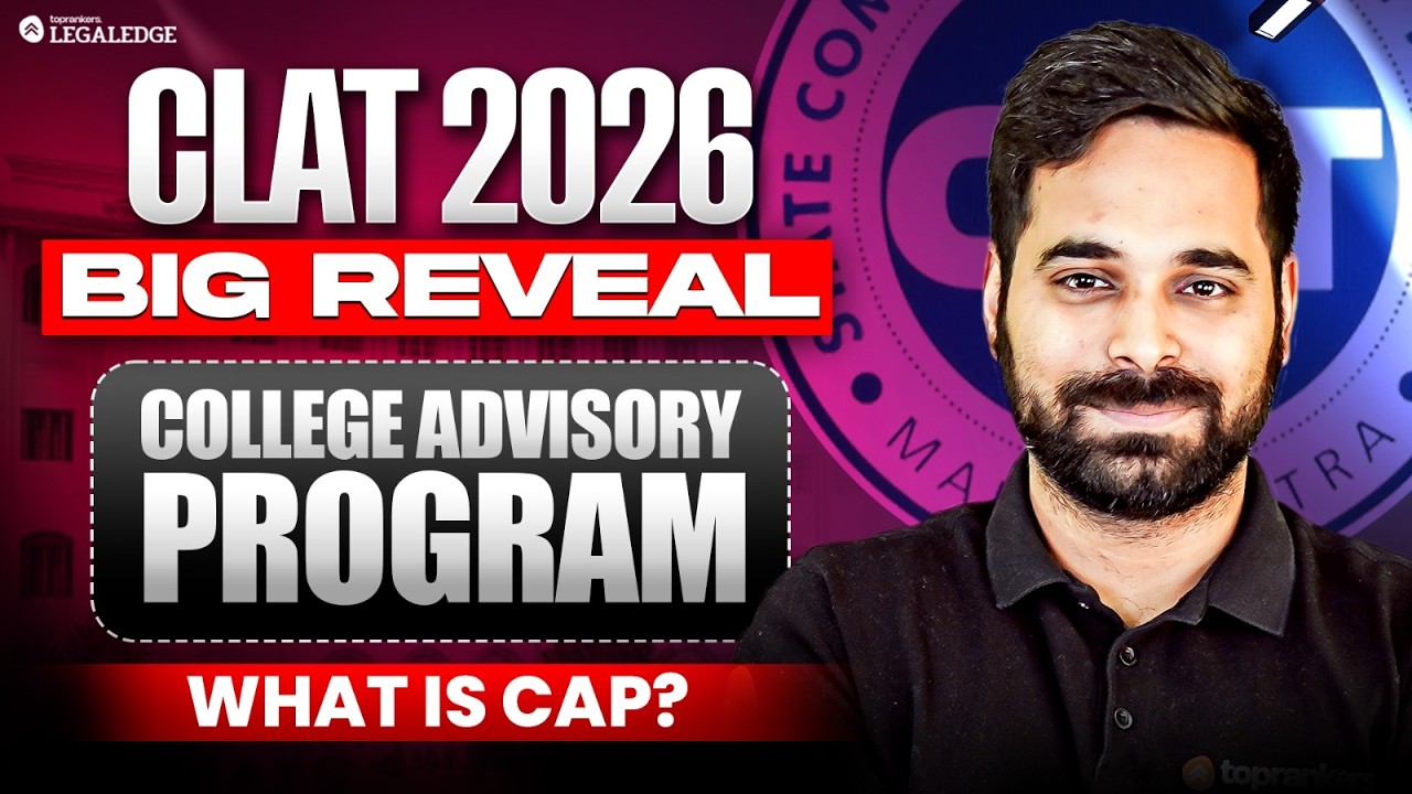 CLAT 2026 | College Admission Guidance Program |  College Advisory Program | LegaLEdge