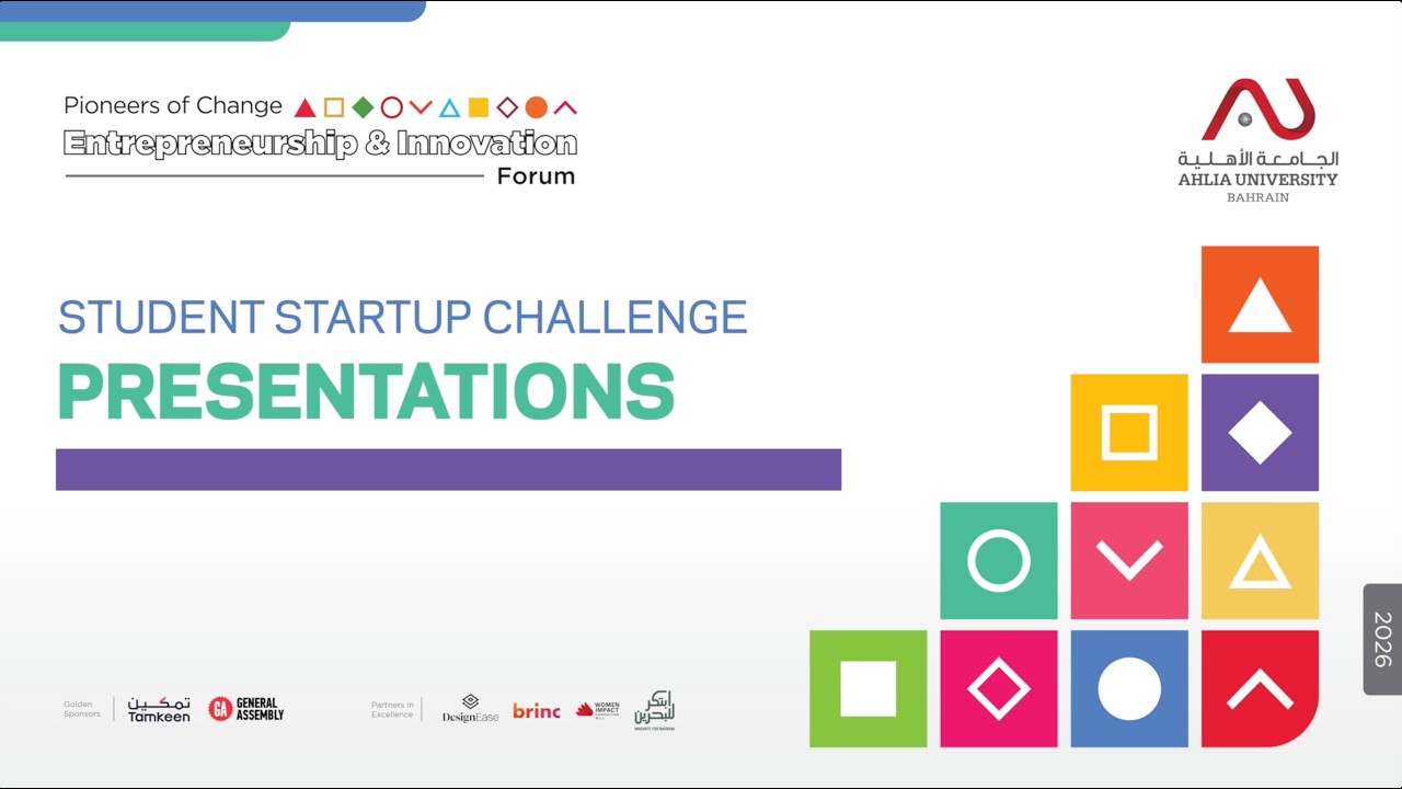 Entrepreneurship and innovation Forum 2026 - Student Startup Presentations