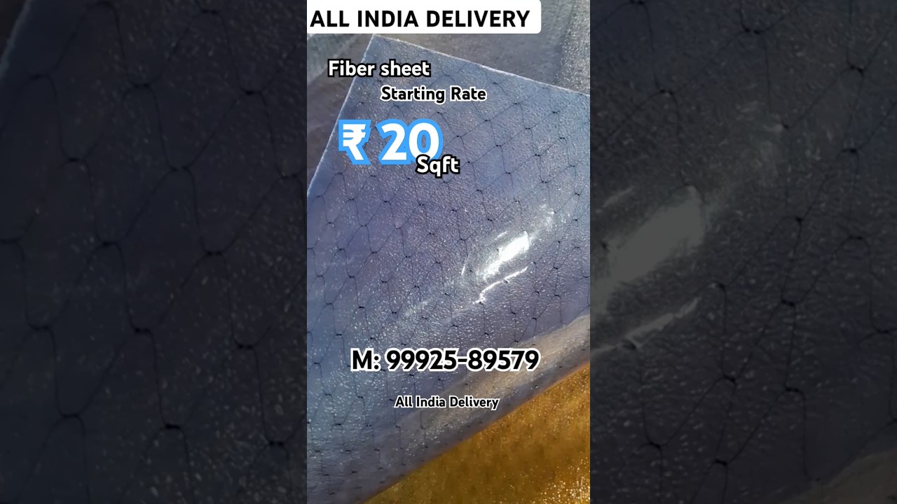 Fiber sheet 20 rs sqft , Sanwariya Fiber Factory,  Polycarbonate sheet,  all india delivery