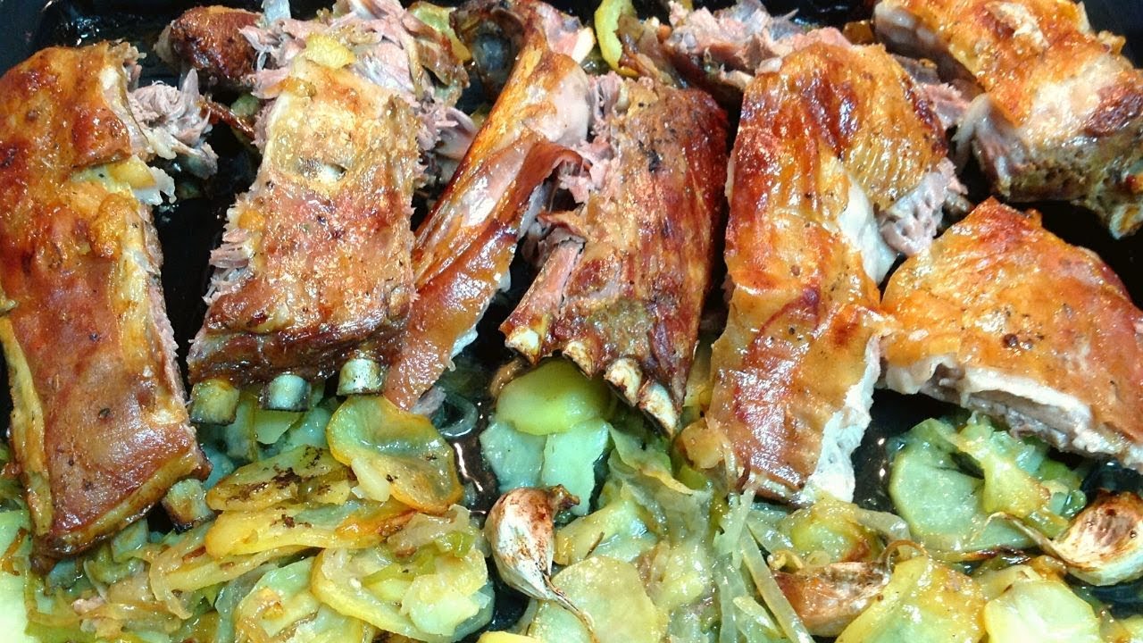 COSTILLAR DE CORDERO AL HORNO | Receta