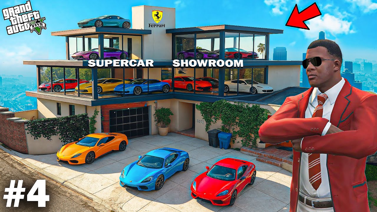 Franklin Bringing Luxury Supercars For His Supercar Showroom In GTA 5!