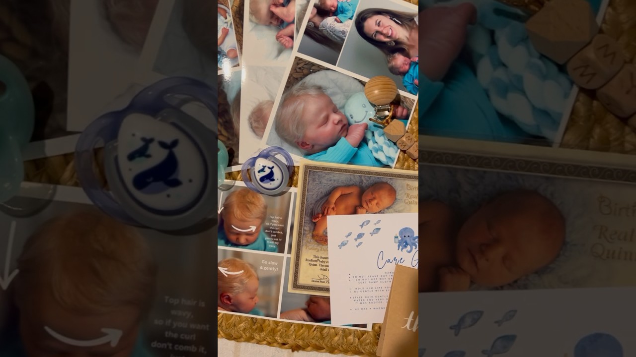 Custom Doll Reborn Baby 🍼 Realborn Quinn #shorts #doll #reborn