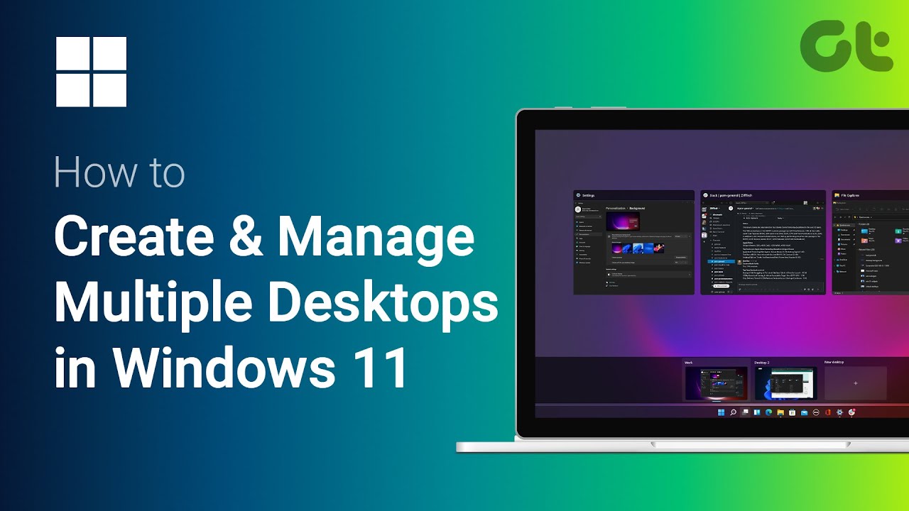 How To Create and Manage Multiple Desktops in Windows 11 | Manage Your Virtual Desktops with Ease!