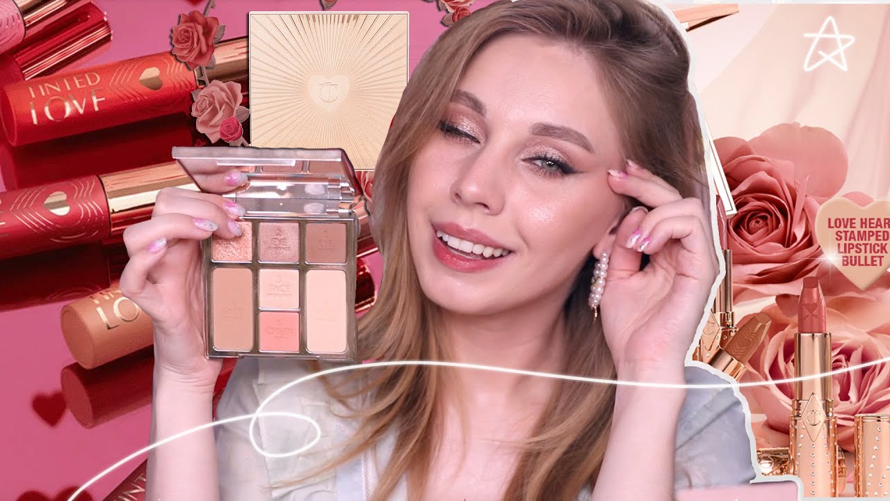Обзор коллекции Look Of Love Charlotte Tilbury | INSTANT LOOK IN A PALETTE PRETTY BLUSHED BEAUTY