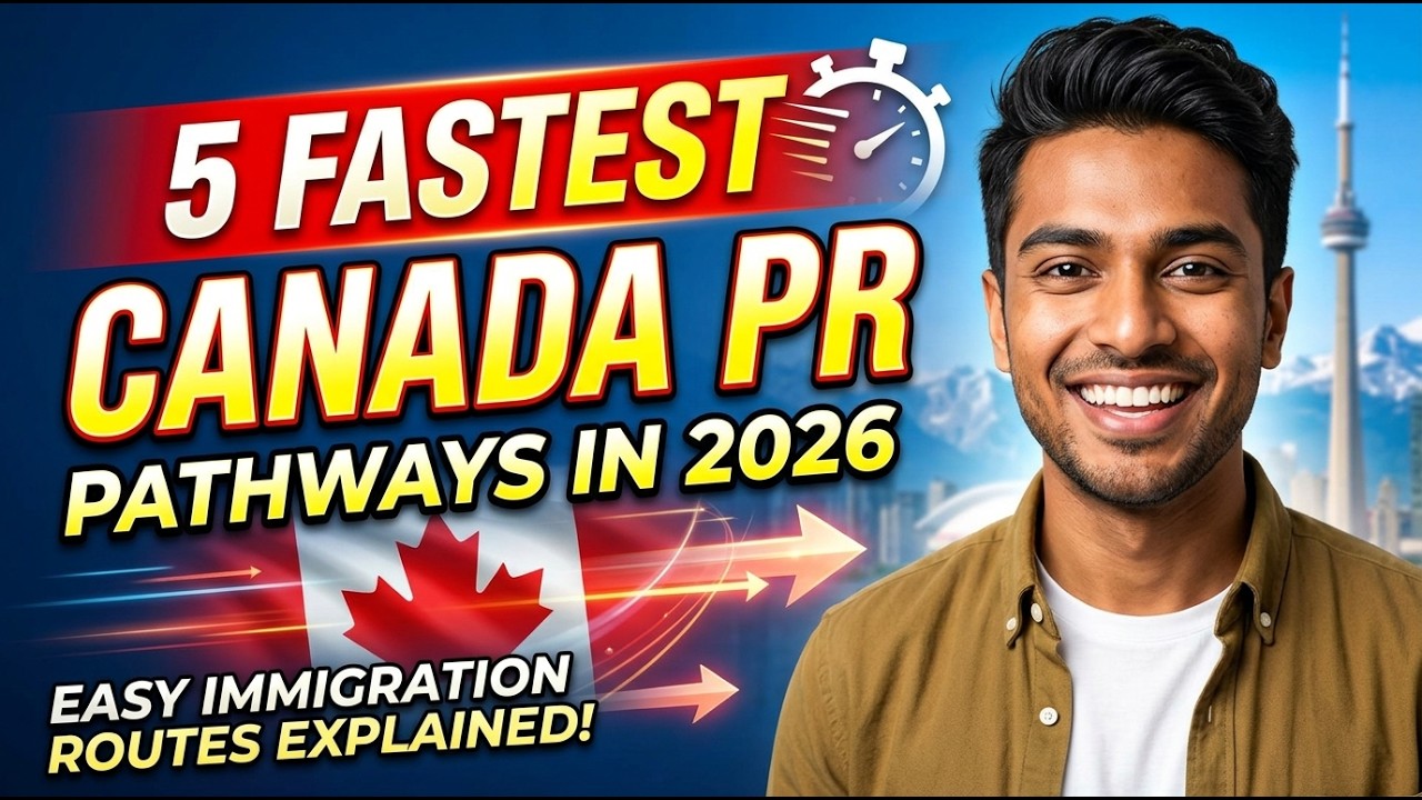 🔥 Top 5 Canada PR Options 2026 | Easiest Ways to Immigrate 🇨🇦