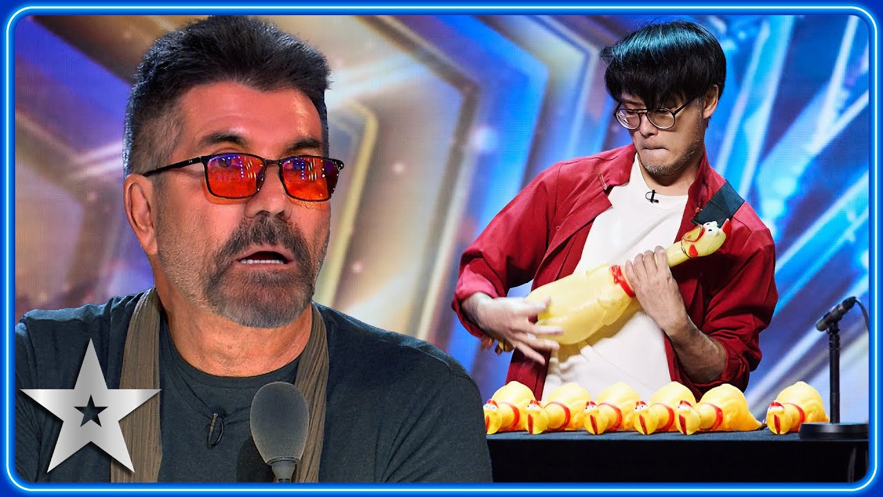 Кудахтанье! Папи исполняет QUEEN с резиновыми курами! | Прослушивания | BGT 2025