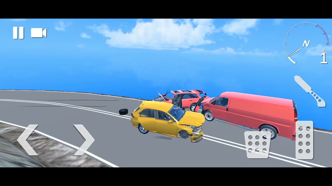Driver makes ONE mistaks and everything goes wrong || #car #stunt #viral