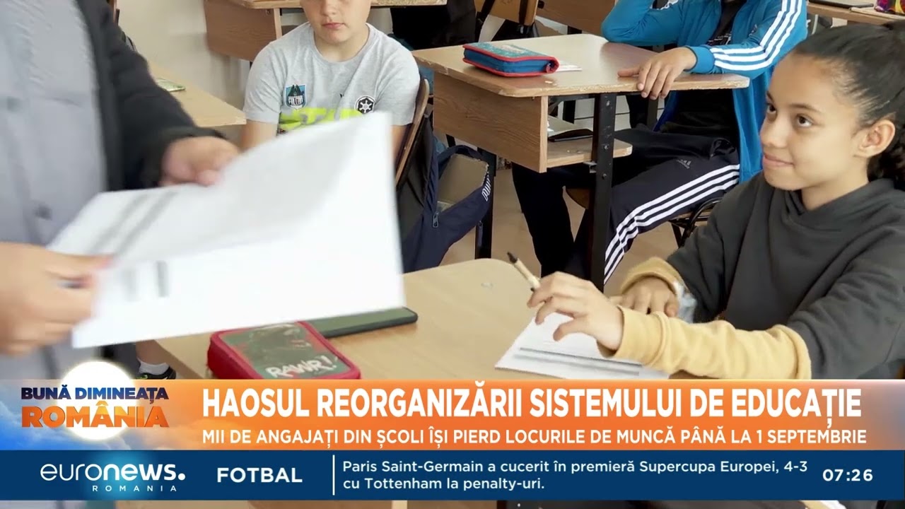 Haosul reorganizării sistemului de educație: Mii de angajați din școli își pierd locurile de muncă